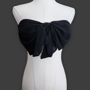 Black Bow Bandeau, Women's S